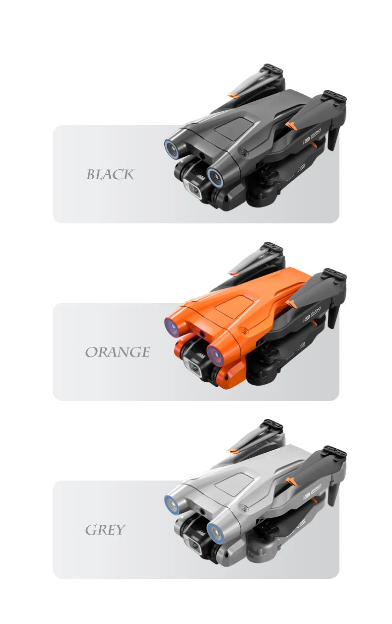 XYRC New i3 Pro Drone - 4K HD Dual ESC Camera Optical Flow Positioning Obstacle Avoidance Foldable Quadcopter RC Dron Toys Gifts 47 XYRC New i3 Pro Drone, uav is equipped with front left and right three-way