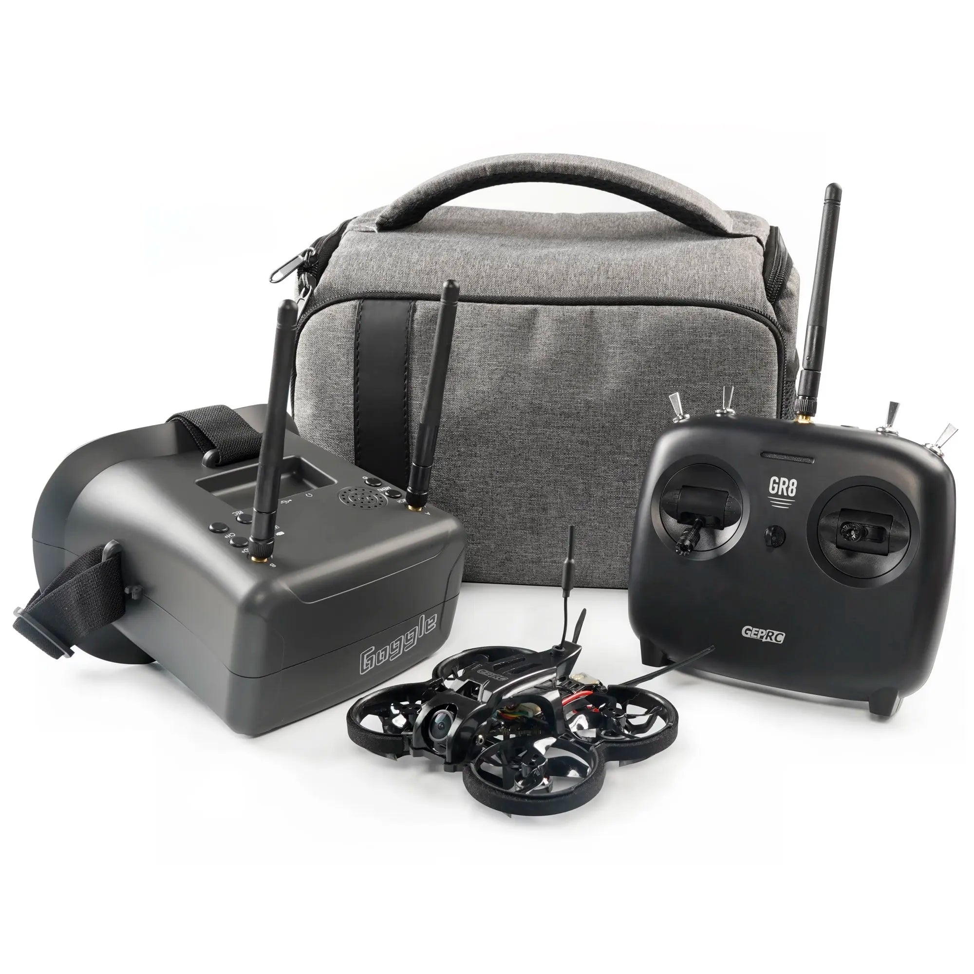 GEPRC TinyGO 4K FPV, it supports 8 channels and is specially designed for indoor and novices
