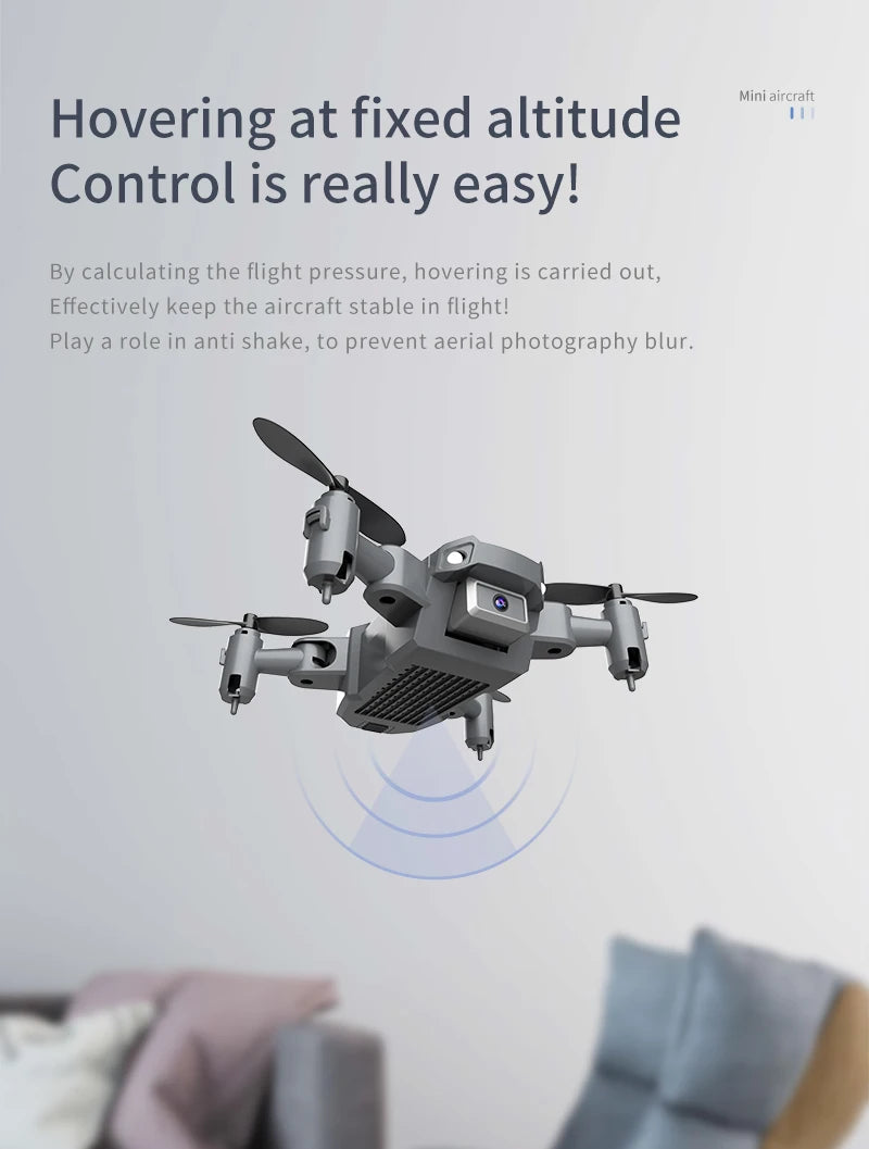QJ KY905 Mini Drone - Profesional 4K Camera Wifi FPV Foldable Dron Quadcopter One-Key Return 360 Rolling RC Helicopter Kid Toys 43 QJ KY905 Mini Drone, mini aircraft hovering at fixed altitude control is really easyl by