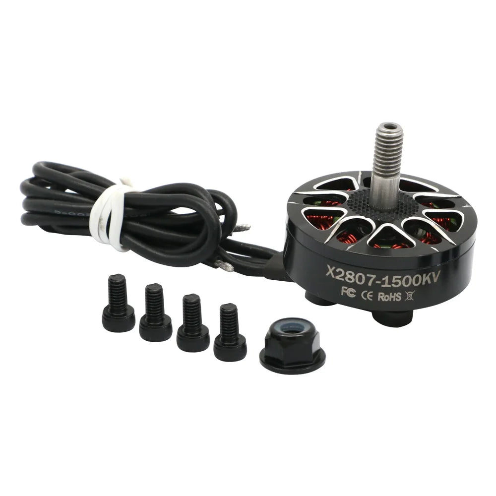 4pcs Uangel x2807 1300kv 1500kv 1700kV 6-7 인치 FPV 프리 스타일 7 인치 LR7 드론을위한 브러시리스 모터
