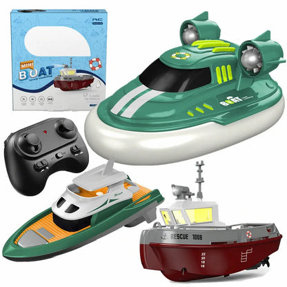 WLtoys S820 RC Boat 2.4G Dual-Motor Tugboat, 4CH, 8 Km/h, 50 m Range, 3.7V 600mAh, Ready-to-Go