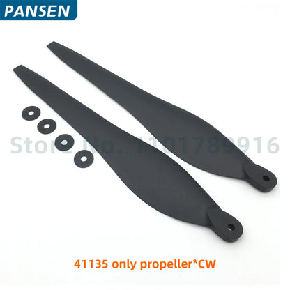 Original Hobbywing 41135 FOC Folding Propeller, Hobbywing FOC folding propellers are compound material blades for aviation use with the X11 power system, compatible with both clockwise and counterclockwise rotation.