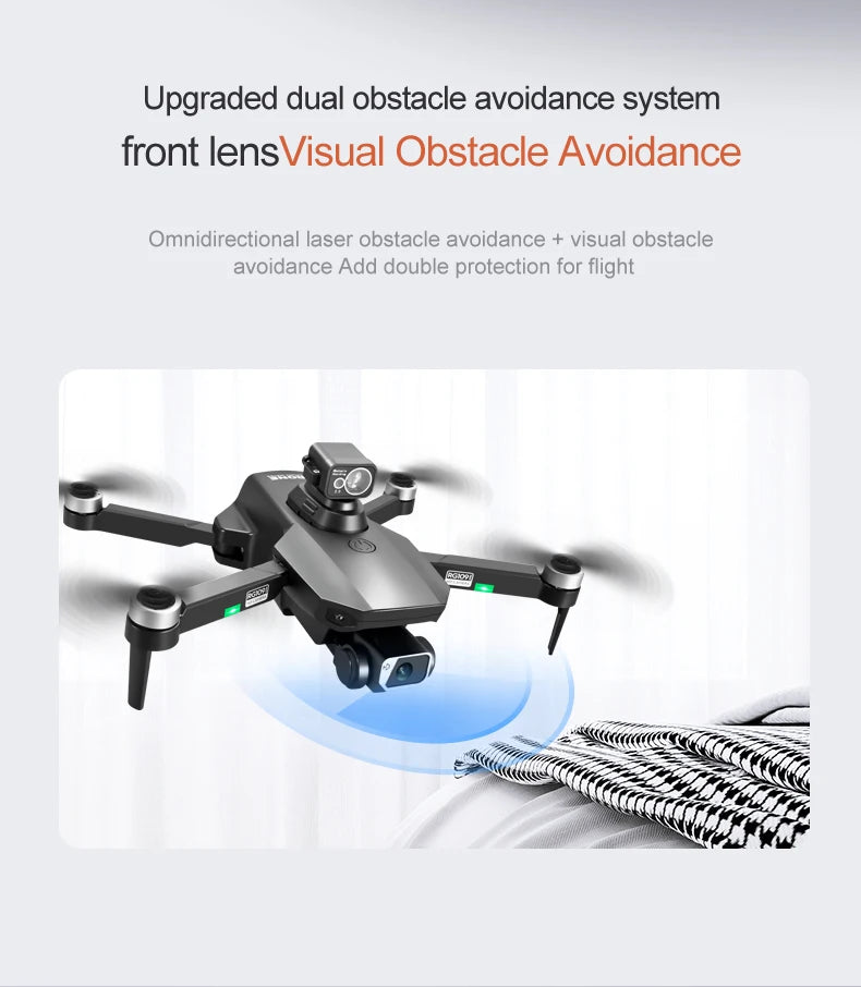 RG109 PRO MAX GPS Drone - RC Distance 1200M Professional Obstacle Avoidance 4K HD Dual HD Camera Brushless Foldable Quadcopter Professional Camera Drone 31 RG109 PRO MAX GPS Drone, Upgraded dual obstacle avoidance front lensVisual Obstacle Avoidance Omnidirectional laser