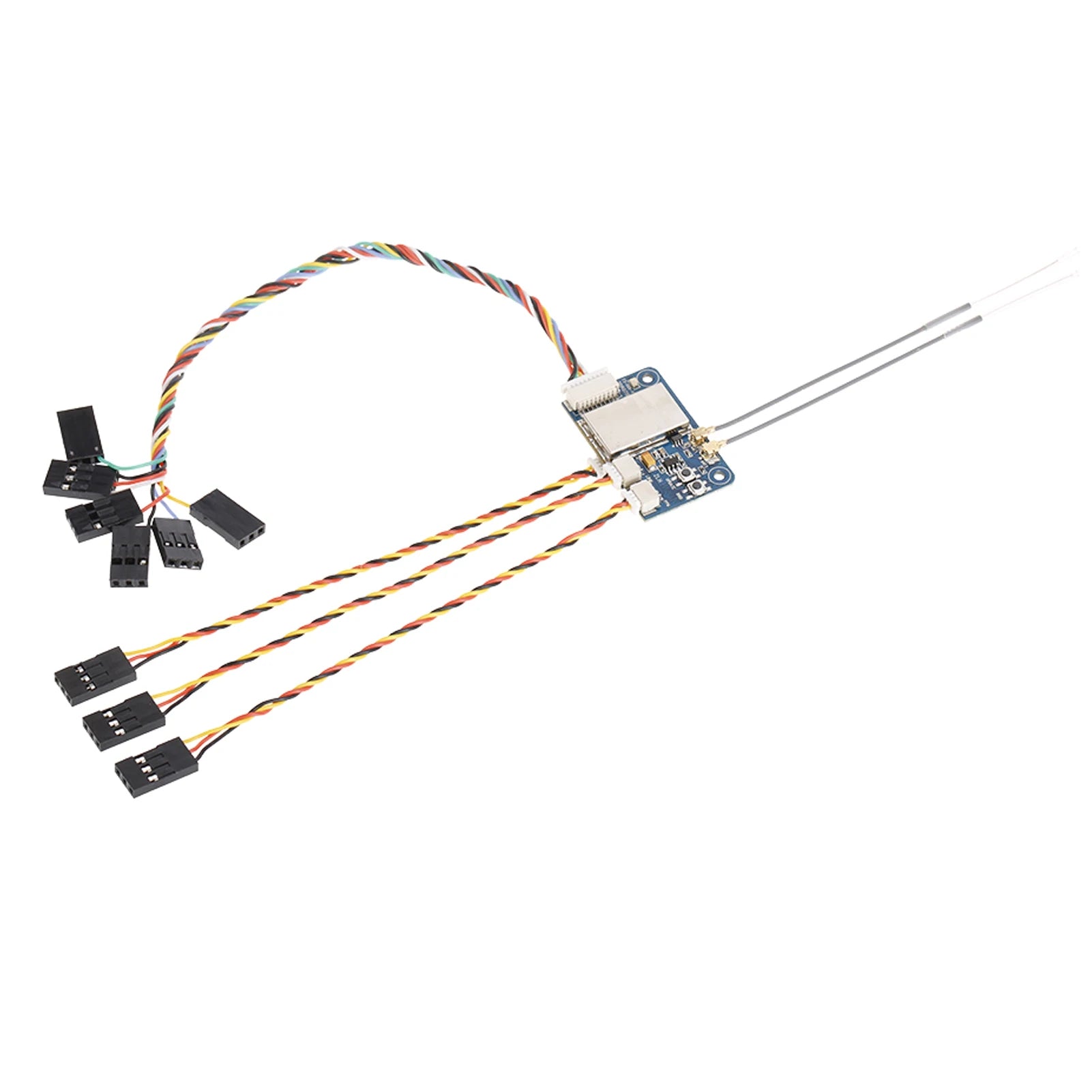 FlySky FS-X6B 2.4G 6CH Receiver - 6CH PWM 8CH PPM 18CH I.BUS Receiver for FPV Racing Drone FS-i10 FS-i8 FS-I6X FS-i4 FS-i6 FS-i6S Transmitter 16 FlySky FS-X6B 2.4G 6CH Receiver, use the AFHDS 2A protocol and dual omnidirectional antenna with superior noise reduction