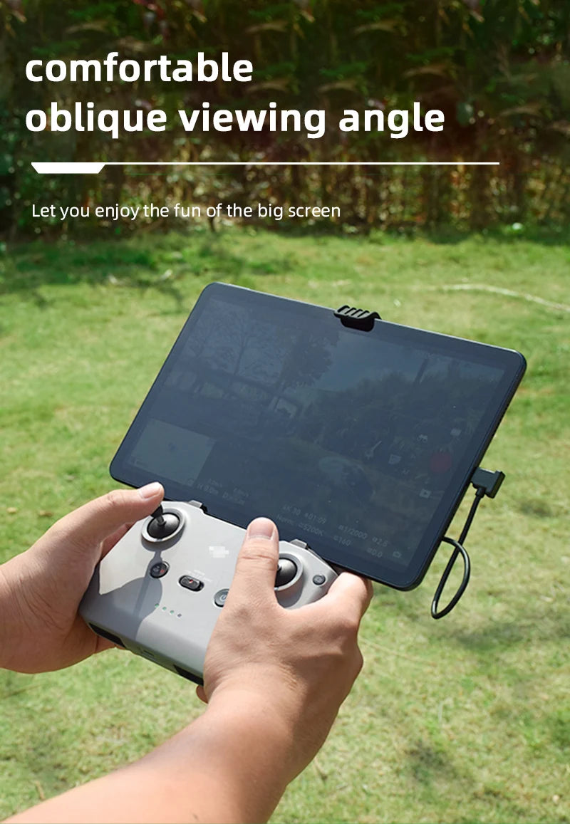 Drone Remote Control Tablet Extended Bracket Mount for DJI Mavic Air 2/2S/3/Mini 2/ for DJI MINI 3 PRO Accessoy Tablet Clip Holder 44 comfortable oblique viewing angle Let you enjoy the fun of the big screen