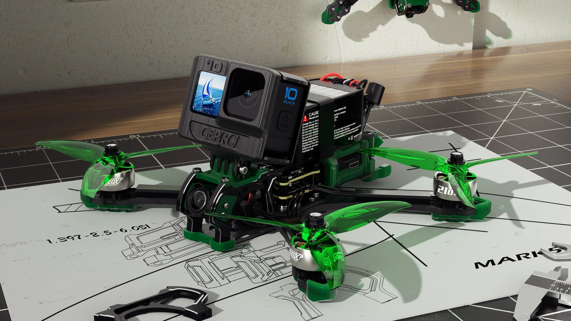 GEPRC GEP-MK5 O3 Frame Parts SPECIFICATION