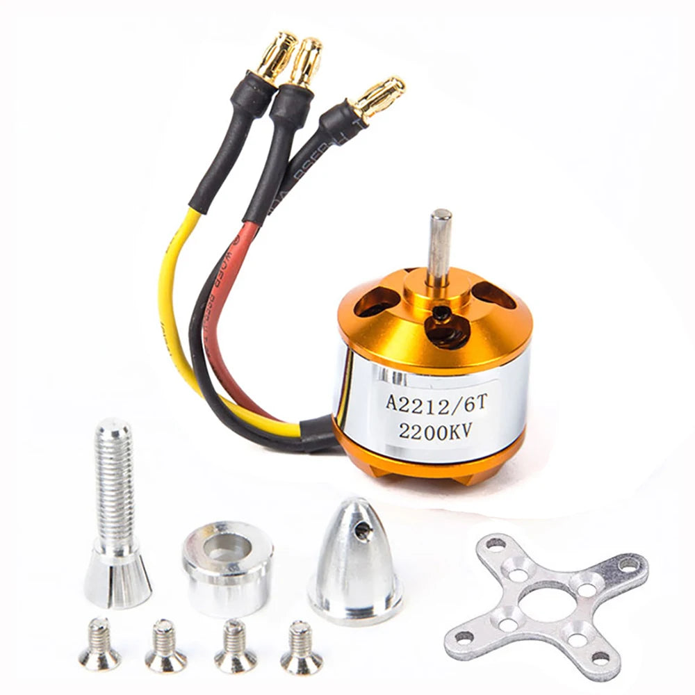 New Brushless Motor A2212 2212 1000KV/1400KV/2200KV 40A ESC 6035/8060/1060 Propeller SG90 9G Servo for RC Fixed Wing Helicopte 28 New Brushless Motor, A2212 2212 1000KV/1400KV/2200KV 40A
