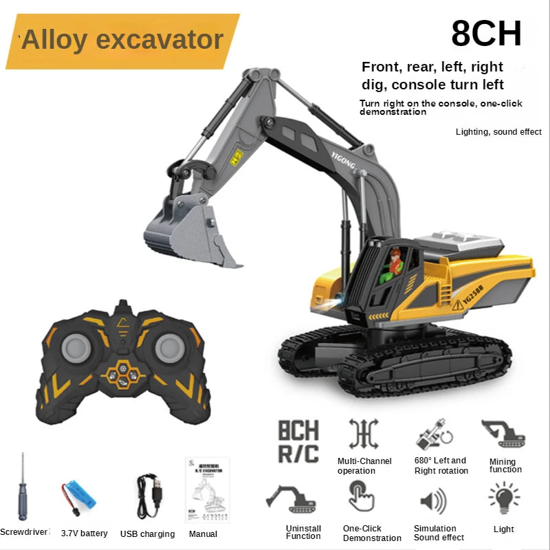 RC TRUCK RC03, 3.7V battery USB charging Manual Yuicsian One-Click Simulation Light Demons