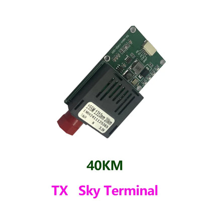 FPV Optical fiber image transmission module for Drone, FC/UPC Single‑Mode, 20–40 km, CVBS/HDMI, SBUS/CRSF, 5–26V