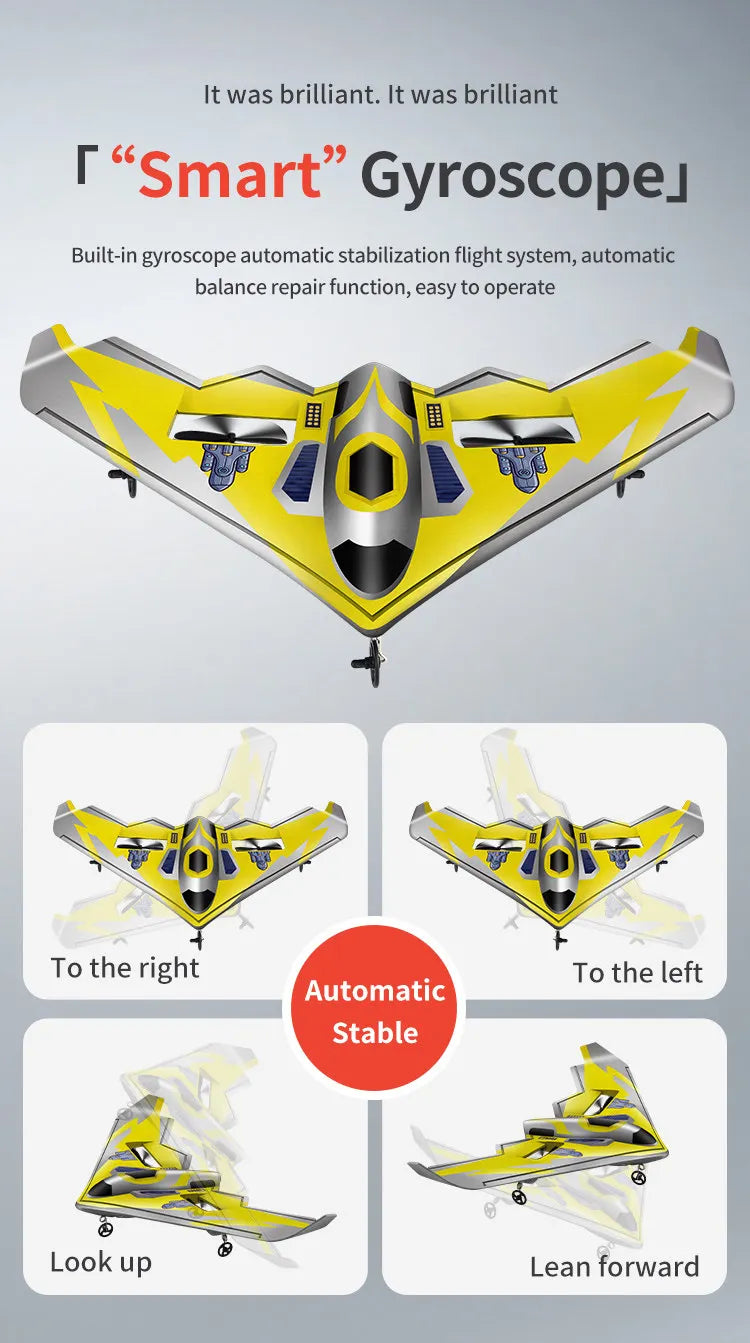 It was brilliant "Smart" Gyroscopej Built-in gyro