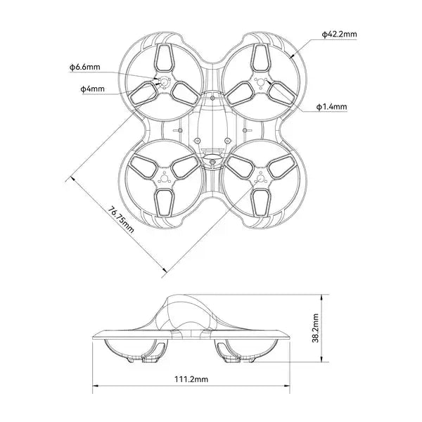 Cetus Pro Brushless Whoop Frame 10 Cetus Pro Brushless Whoop