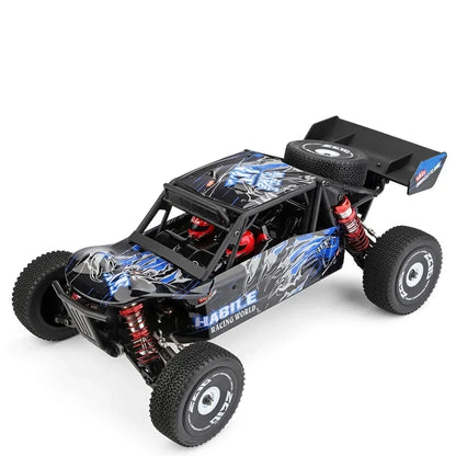 Wltoys 124018 RC Car 1/12 Scale 60km/h 4WD High Speed Off-Road Buggy Drift Car with Alloy Chassis