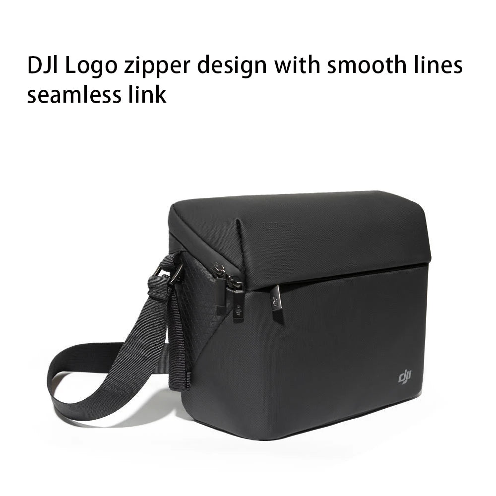 For DJI Mini 4 Pro Storage Bag, DJI Logo zipper design with smooth lines seamless