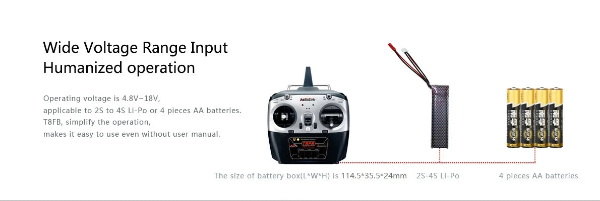 4.8V18V, Cdeno applicable to 2S to 4S Li-