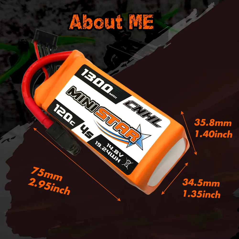 4PCS CNHL 4S 14.8V Lipo Battery for FPV Drone, 4.Great value without the loss of performance
