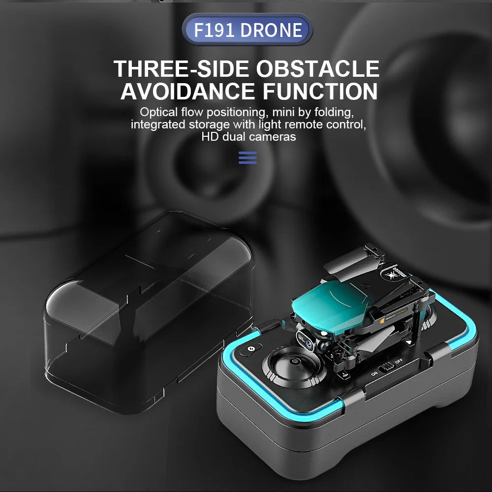 F191 Mini Drone, f191 drone three-side obstacle avoidance function optical flow