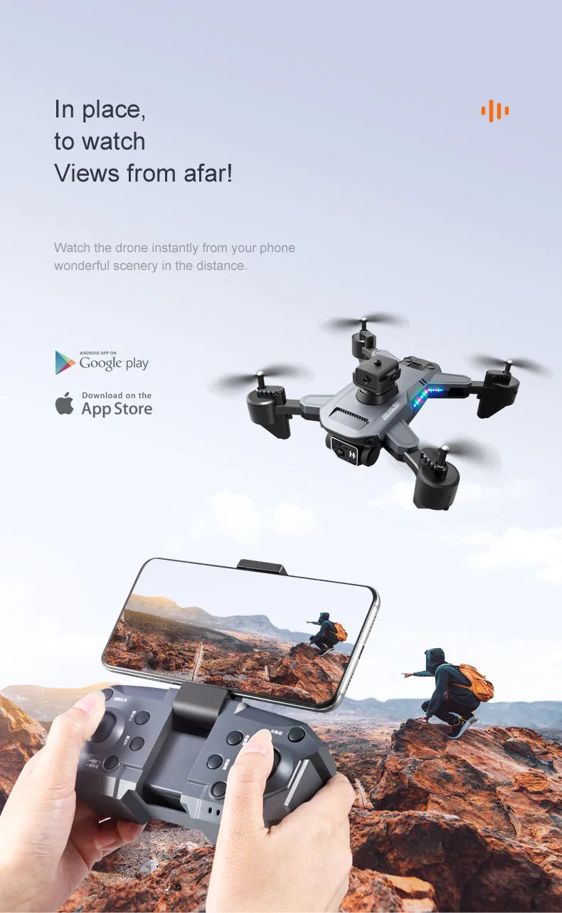 Q7 Drone, ladg google play download on the app store to watch views from