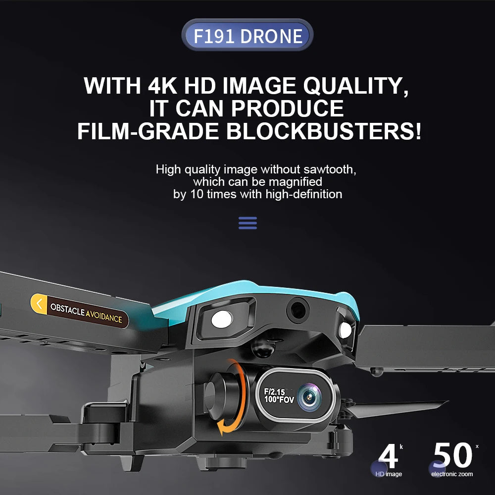 F191 Mini Drone, f191 drone can produce film-grade blockbustersi