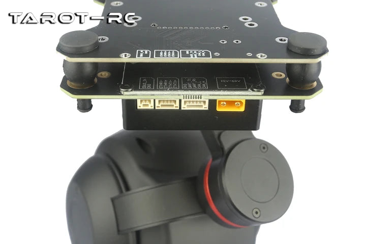 Tarot T26X-NET 2MP 26X Gimbal, it can be connected to an unmanned aerial vehicle via a quick release interface