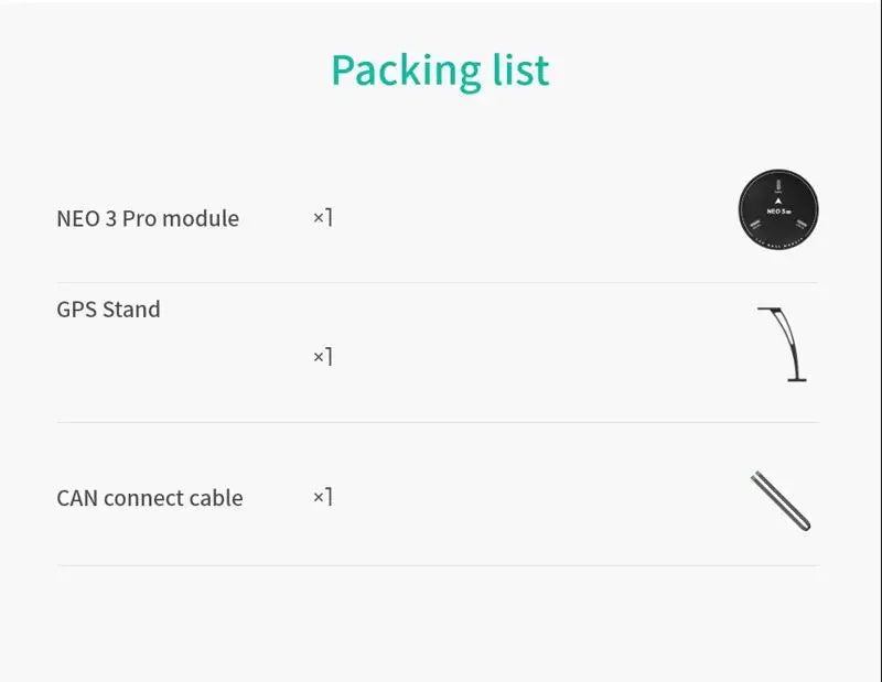 CUAV NEW Pixhack Pixhawk V5+ Autopilot - FPV RC Drone Quadcopter Helicopter Flight Controller And NEO V2 3 Pro GPS Combo 25 CUAV NEW Pixhack Pixhawk V5+ Autopilot, Packing list NEO 3 Pro module GPS Stand CAN connect