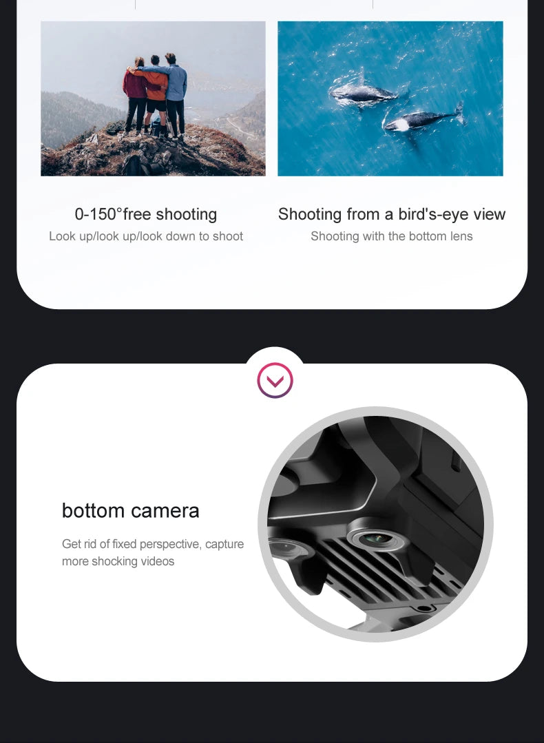 KBDFA Z908 Pro Drone - 4K HD Professional ESC Camera Drones Optical Flow Positioning 2.4G Wifi Obstacle Avoidance Dron Toy Gift 37 KBDFA Z908 Pro Drone, 0-1509free shooting shooting from bird's-eye view