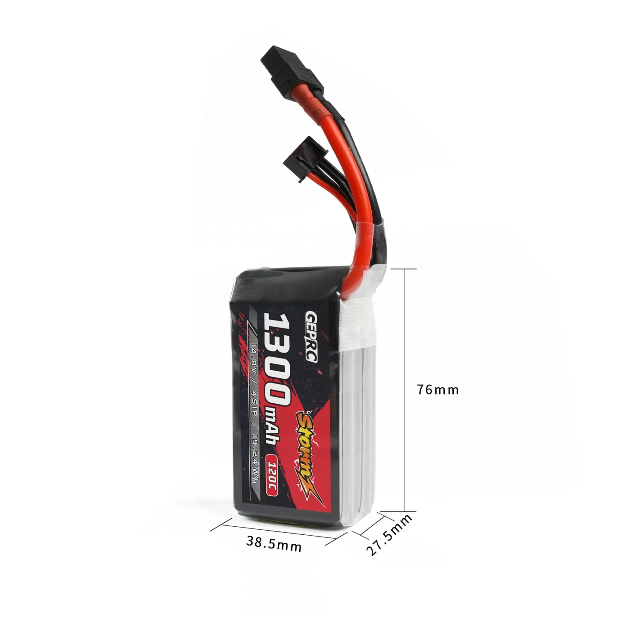 GEPRC Storm 4S 1300mAh 120C Lipo Battery, Q: What kind of charger is used to charge the battery