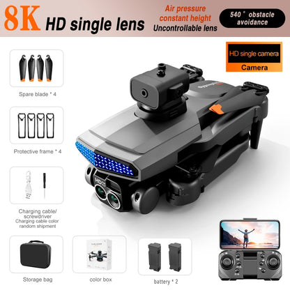 D6 Drone, Air pressure 8K constant height 54avoibastacle HD single lens Uncontrollable