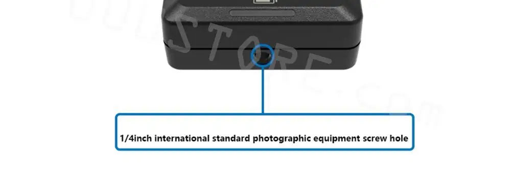 I/4inch international standard photographic equipment screw hole TTor