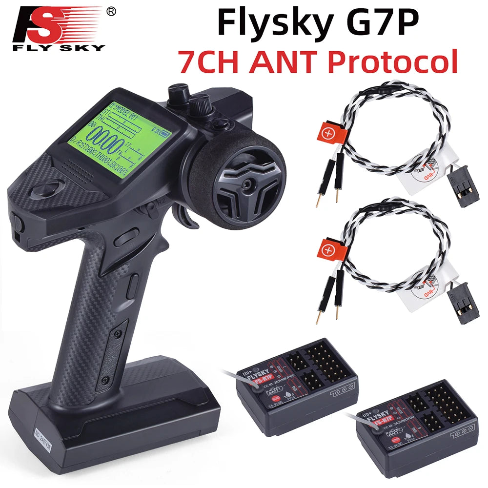 Flysky G7P RC Transmitter and Receiver R7P FS-R7P 2.4Ghz for Crawler Truck Car Boat Robot