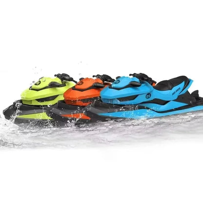 MN MODEL LM13-A Mini Jet Ski RC Boat 2.4G High-Speed Motorboat, 50m Range, Dual Motors, 3.7V 650mAh, 20min Runtime