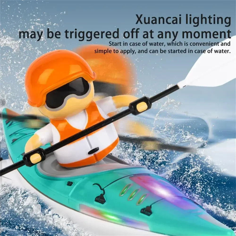 HC-810 RC Boat, Xuancai lighting activates instantly in water, simple and convenient.