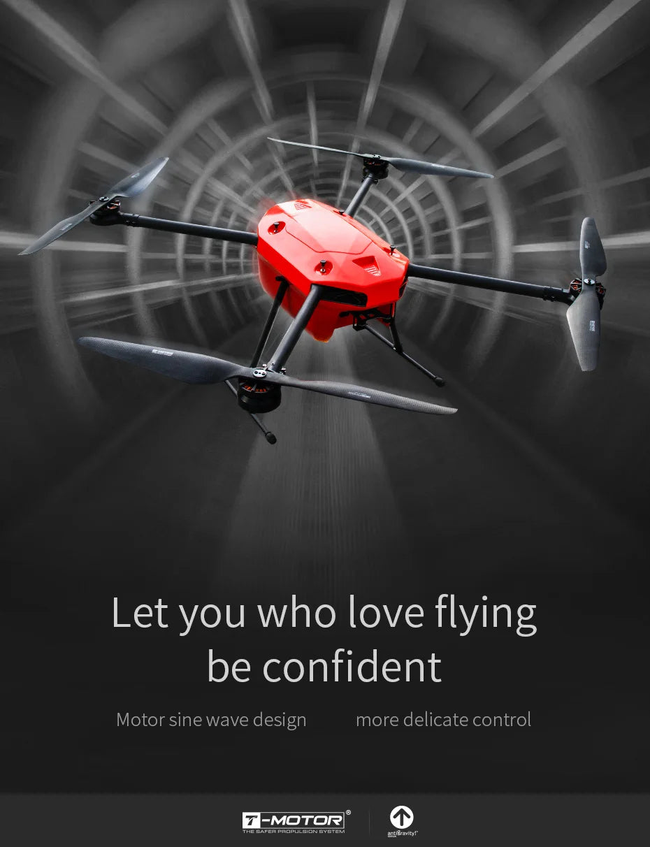 T-MOTOR MN6007II KV160 KV320 Brushless Motor - Max Thrust 6.5kg Long Flight Time Super Light Efficient For VTOL Drone 11 T-MOTOR, Motor sine wave design more delicate control FMOTOR TeeTett at enEn