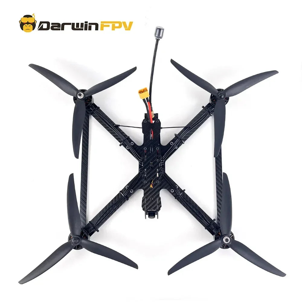 DarwinFPV X9 9 inch FPV Analog Drone - 3KM Distance 2.5KG Payload F11 FC 100A 4in1 ESC 2812 1100KV Motor 5.8Ghz 1W VTX 3-6S RC Long Range Quadcopter