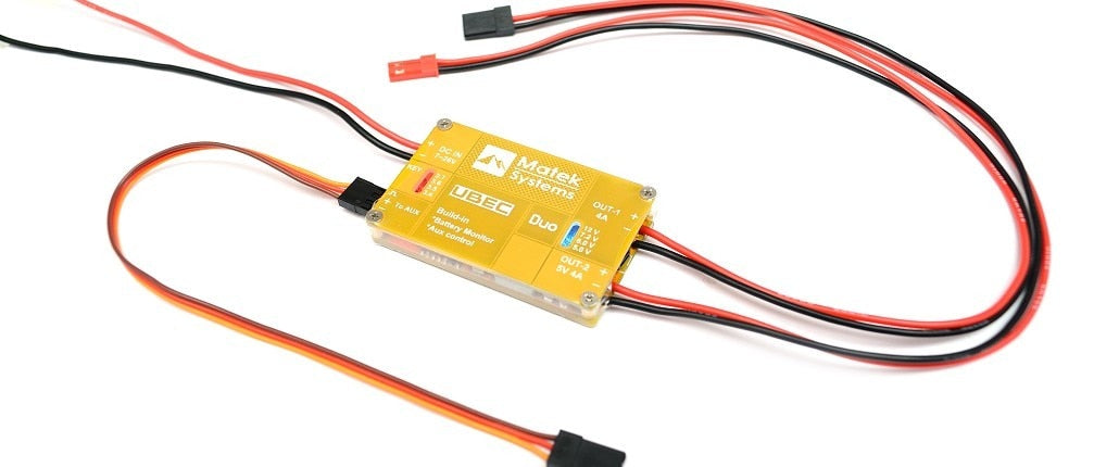 MATEK Mateksys UBEC DUO, 4A/5~12V & 4A/5V – RCDrone