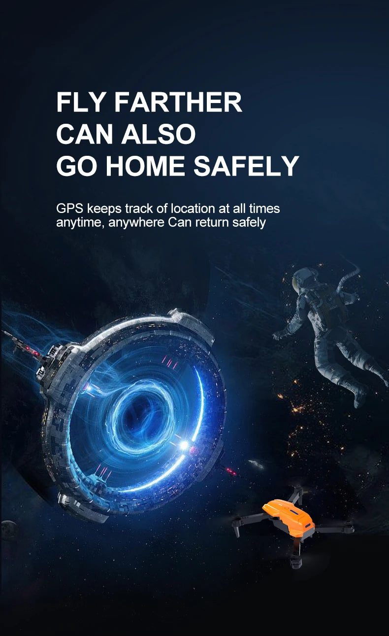 S2 Drone, fly farther can also go home safely gps keeps track of