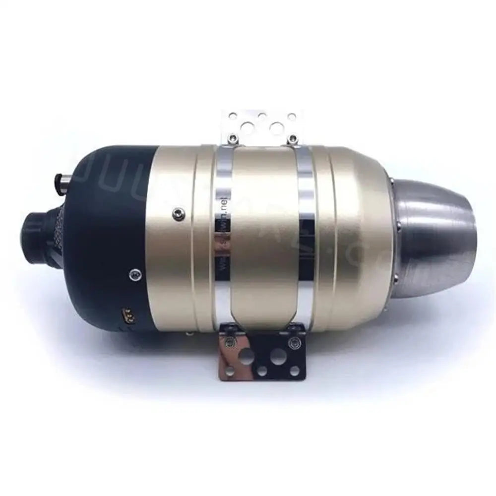 Swiwin SW80B Brushless Turbine Engine, the engine has an integrated FOD guard to protect the compressor from ingested foreign materials