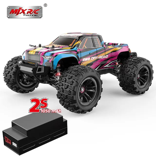 MJX Hyper Go 1/16 Brushless RC Car 4WD, 2845 Motor, 45A ESC, 45km/h, 2.4G Remote, 7.4V 1050mAh, Models 16208/16209