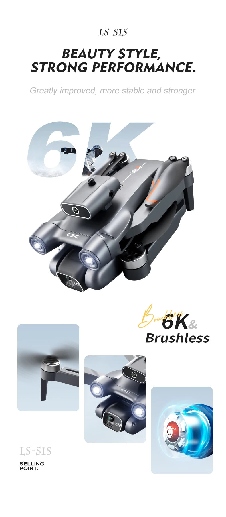 WYRX S1S GPS Drone, ls-sis beauty style, strong performance. greatly improved