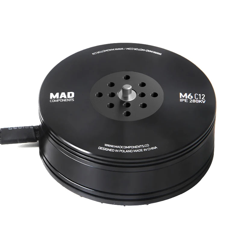 MAD M6C12 IPE V3 Drone Motor, Polish design with IPE structure for added durability and performance.