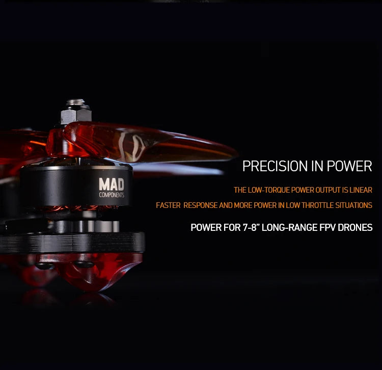 MAD BSC2810 Brushless Motor, High-performance brushless motor for fast response and power at low throttle settings.