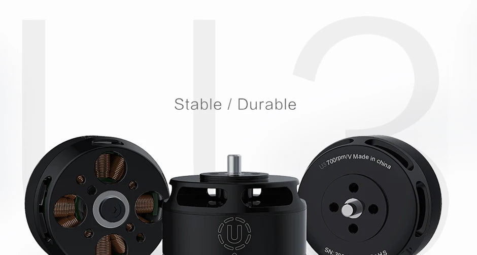 T-MOTOR U3 KV700 Outrunner Brushless Motor For FPV UAV Aircraft Multirotor Copter Drones Rotors 7 T-MOTOR, Stable Durable Made in Siv: )TOOrpnvV E