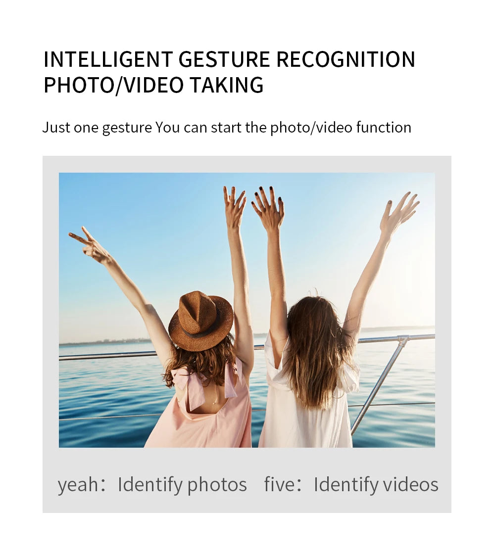 HJ40 Drone, INTELLIGENT GESTURE RECOGNITION PHOTO/VIDE