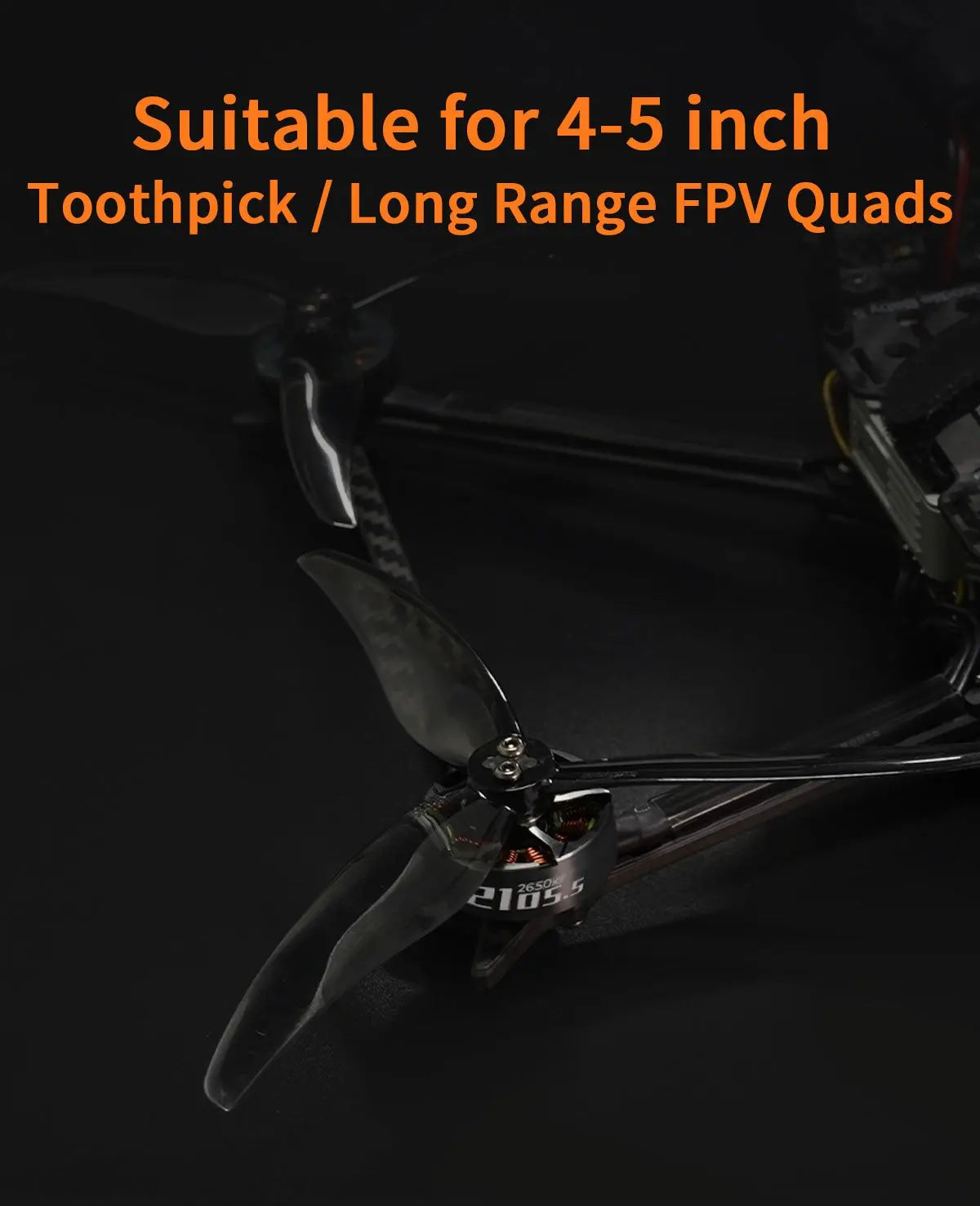 GEPRC SPEEDX2 Motor - 2105.5 2650KV/3450KV Motor Suitable Cinelog35 Series Drone For DIY RC FPV Quadcopter Freestyle Drone Accessories 19 GEPRC SPEEDX2 Motor, Suitable for 4-5 inch Toothpick / Long Range FPV Quads 5