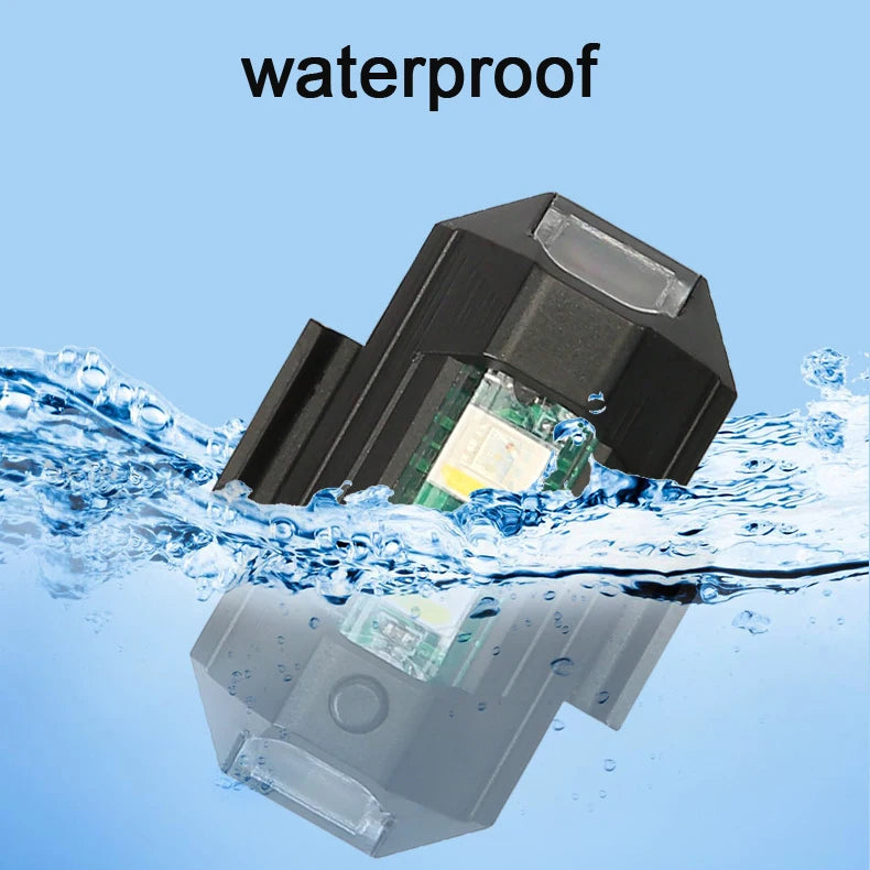 Universal Drone Strobe Lights LED Lamp for DJI Mavic 3/2/MINI 3 Pro/Air2/2S/MINI 2/SE Signal Indicator Turn Lights Strobe Light 13 built-in battery: 3.7v90mAh Charging voltage: 5V1A Char