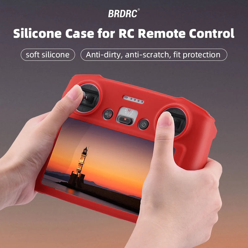 BRDRC Silicone Case for RC Remote Control soft silicone Anti-dirty,