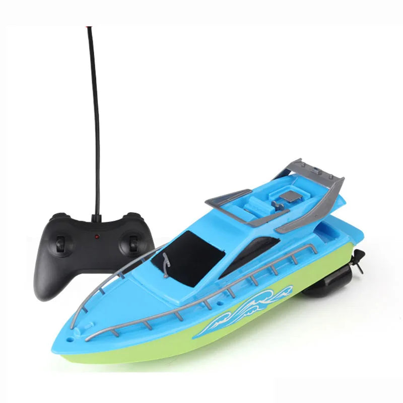 Mini RC Boat High Speed Remote Control Speedboat, ZHENDUO 350-F3 Kids Toy, 25×9×7 cm, 2-Channel, Ready-to-Go