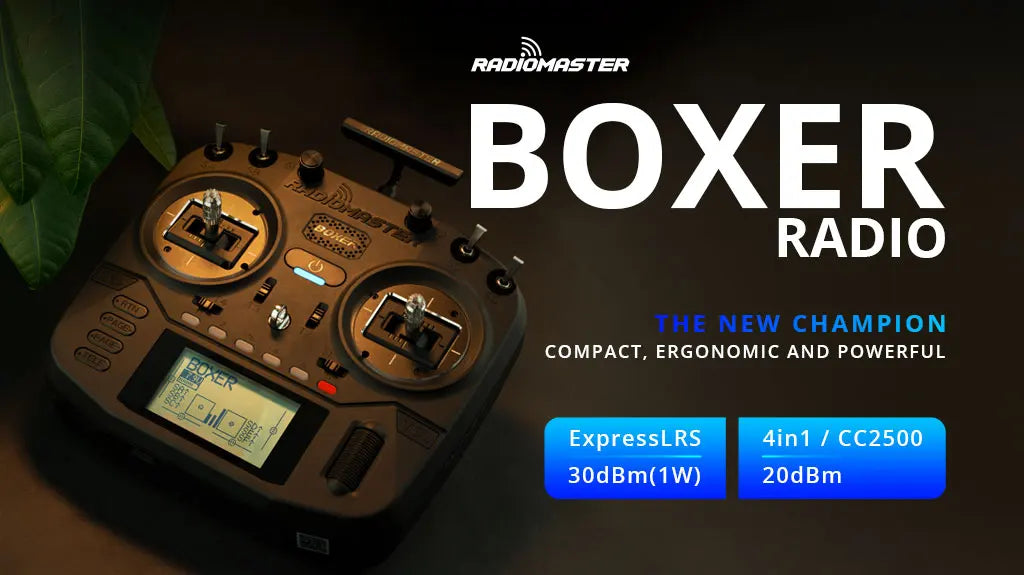 RADiOMASTER BOXER RADIO THE NEW CHAMPION COMPACT