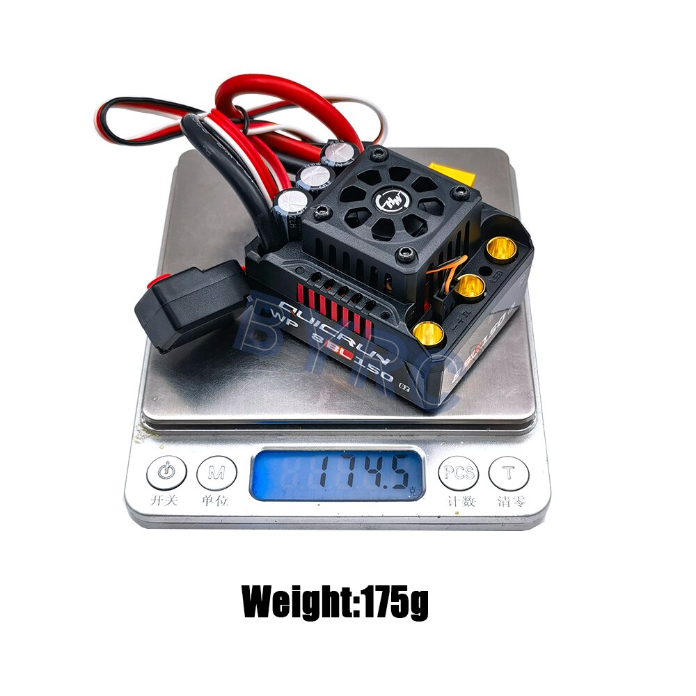 HobbyWing QuicRun 8BL150 G2 150A 3-6S Waterproof Brushless Speed Controller ESC For 1/8th Truck Monster truck