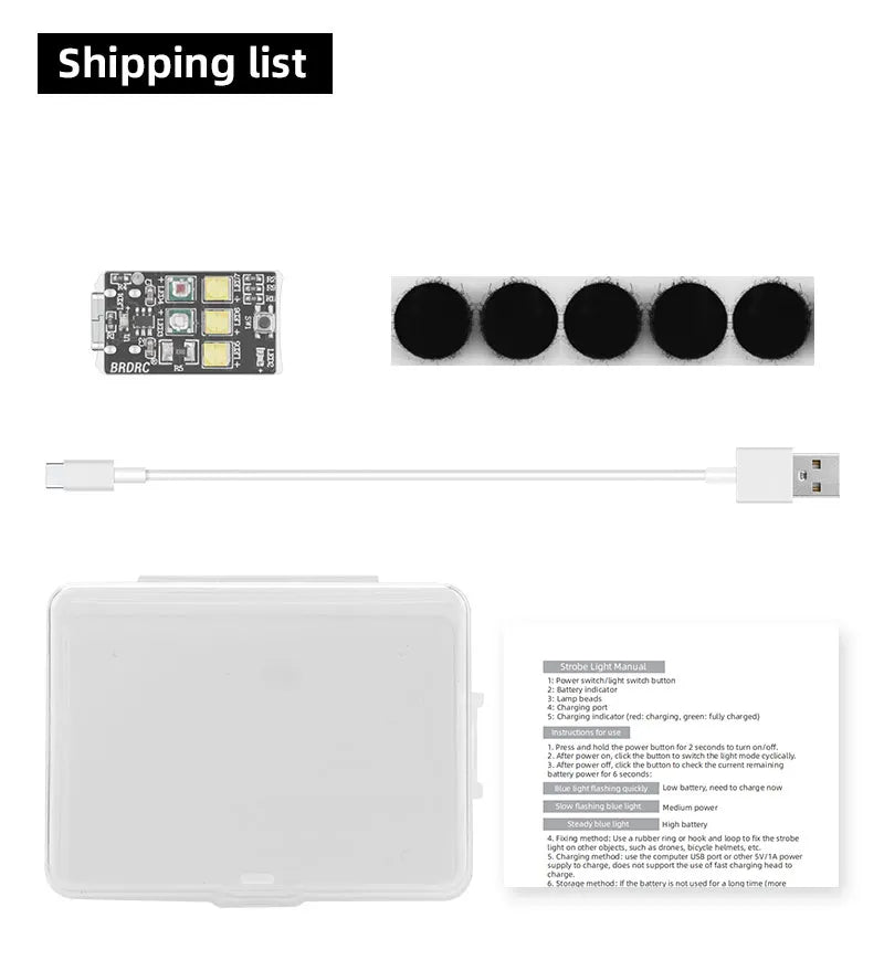 Strobe Light for Motorcycle/Bicycle/Drone Warning LED Light Turn signal lights USB Charging Anti-collision Accessories for DJI MINI 3 PRO 19 cnrot 9c'4cr Mrthcd 0urcy