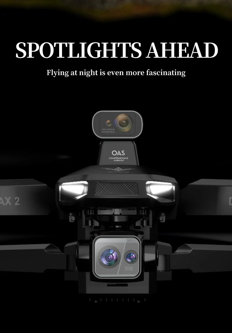 KF104 MAX2 Drone, Nighttime flight made fascinating by advanced technology and powerful motor.